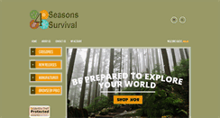 Desktop Screenshot of fourseasonssurvival.com